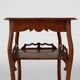 French Art Deco Side Table in Full Oak, 1920