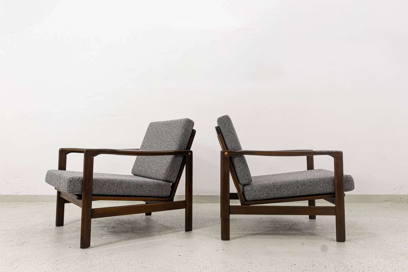 Vintage armchairs B-7522 designed by Zenon Bączyk, Poland, 1960s, set of 2