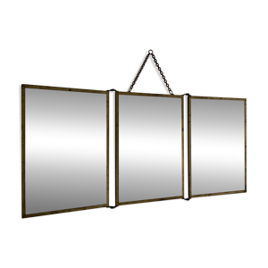 Miroir vintage 1900 triptyque - nouveau