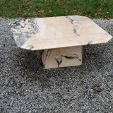 70s design marble coffee table