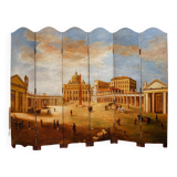 Important screen representing Saint Peter's Square in Rome