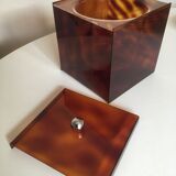 Champagne bucket or lucite ice cubes scales 70s Pompidou era