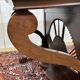 Louis Philippe console in teak from the 1950s - Indonesian craftsmanship.