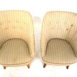 Set of 2 Scandinavian armchairs, Sweden, 1940