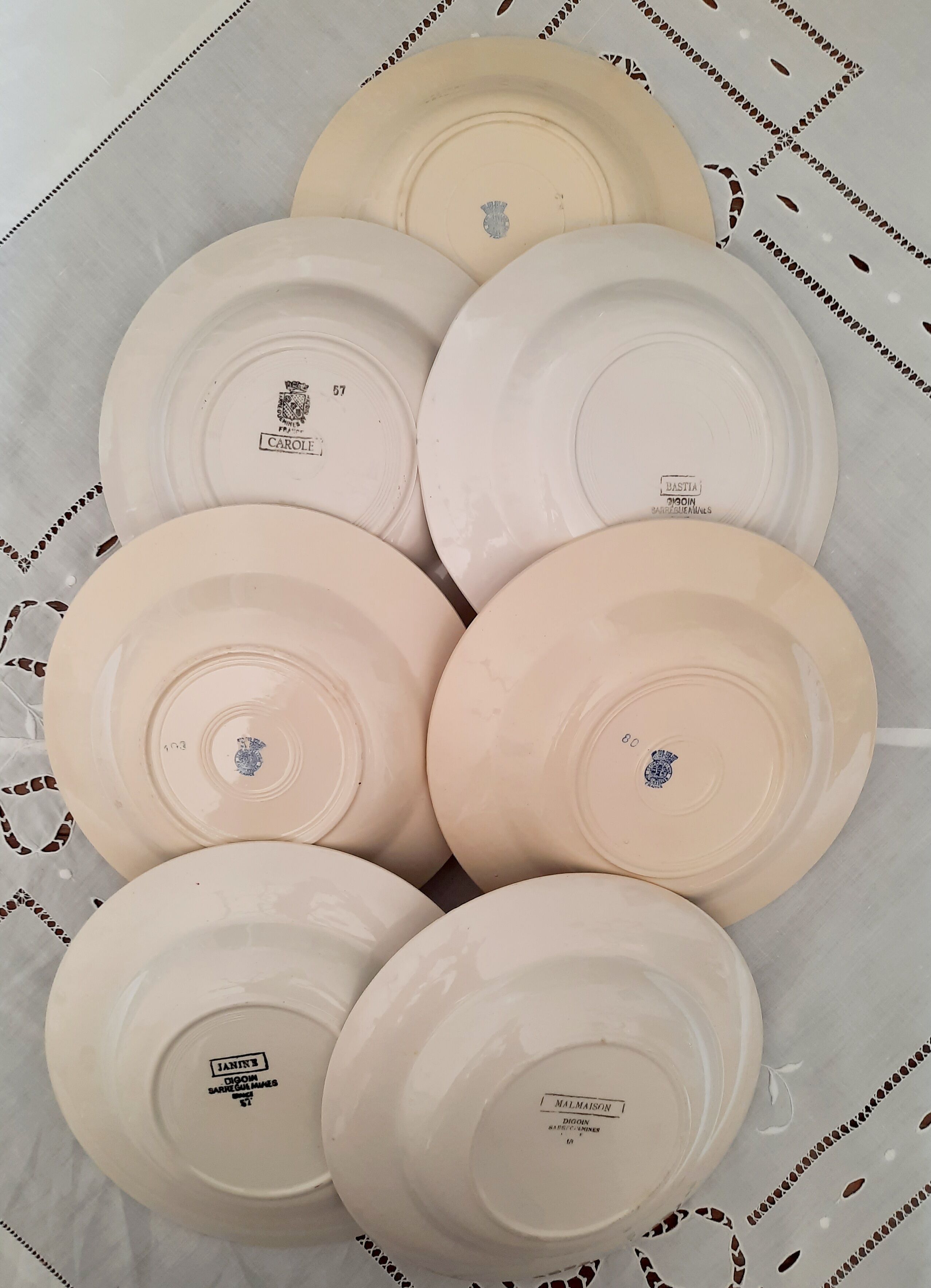 Mismatched old hollow plates