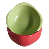 Colorful square bowls