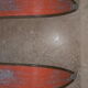 Old skis wooden and its pair of sticks