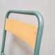 Vintage metal school chair