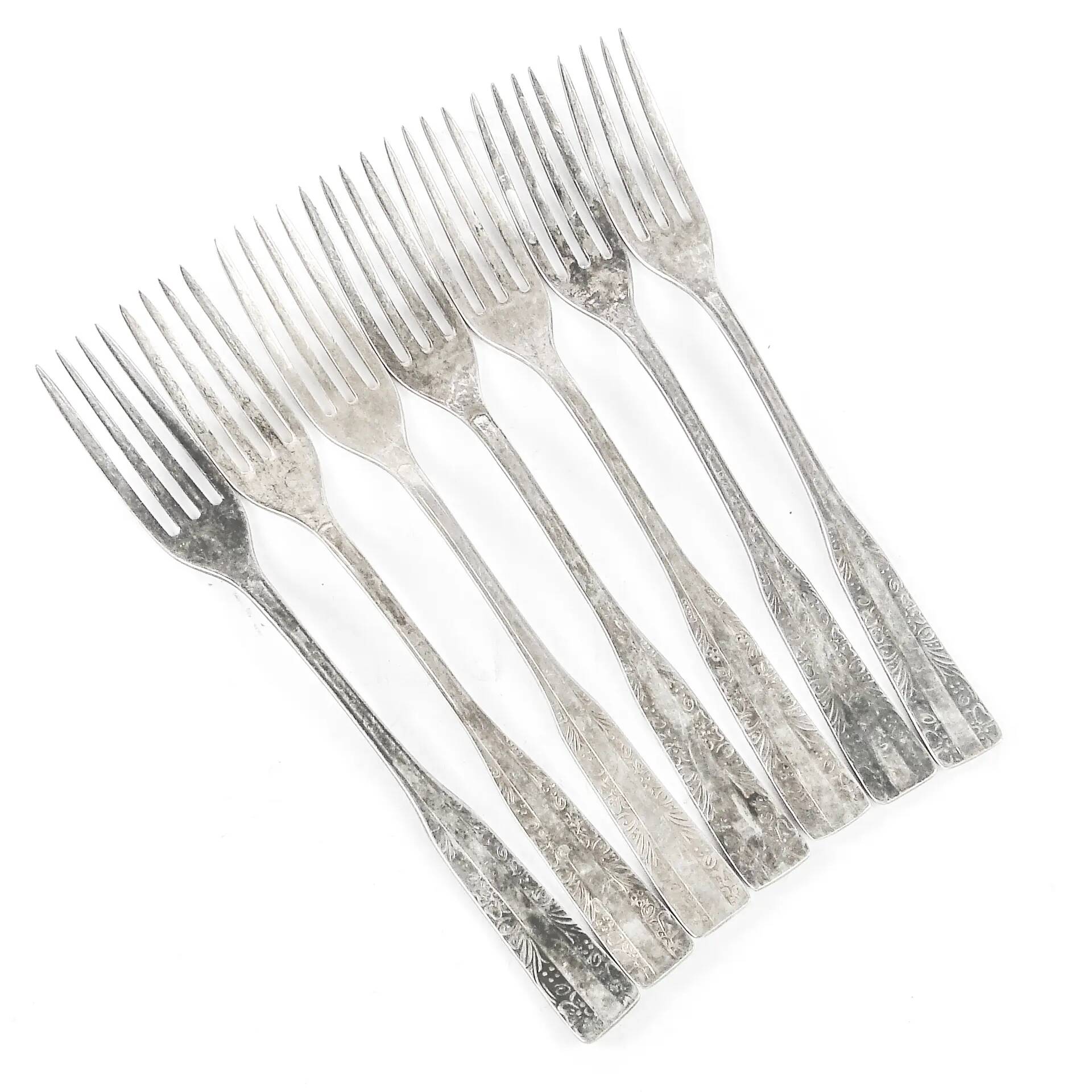 Ensemble de fourchettes de table Art Déco, Pologne, années 1970