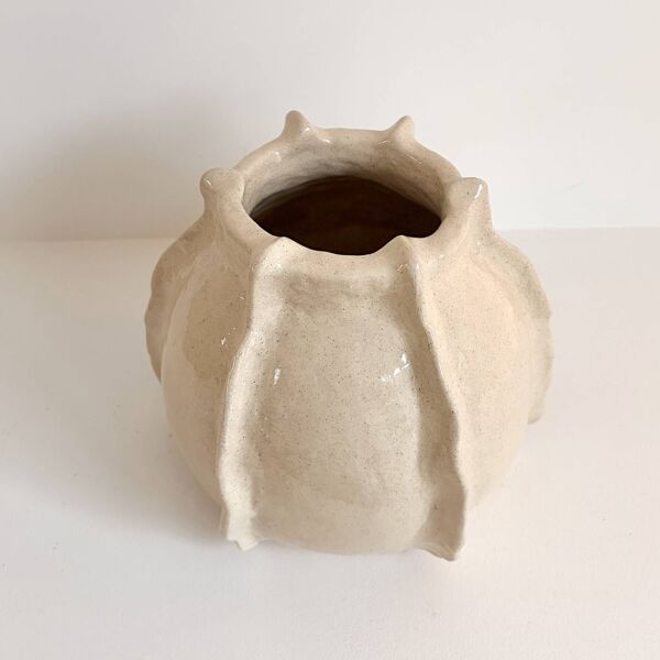 Vase en grès fait main