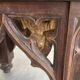 Ancient Gothic seat