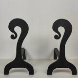 Pair of andirons