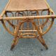 Vintage antique rattan coffee table