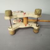 Attelage chevaux bois