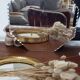 Hexagonal beveled mirror 27 cm