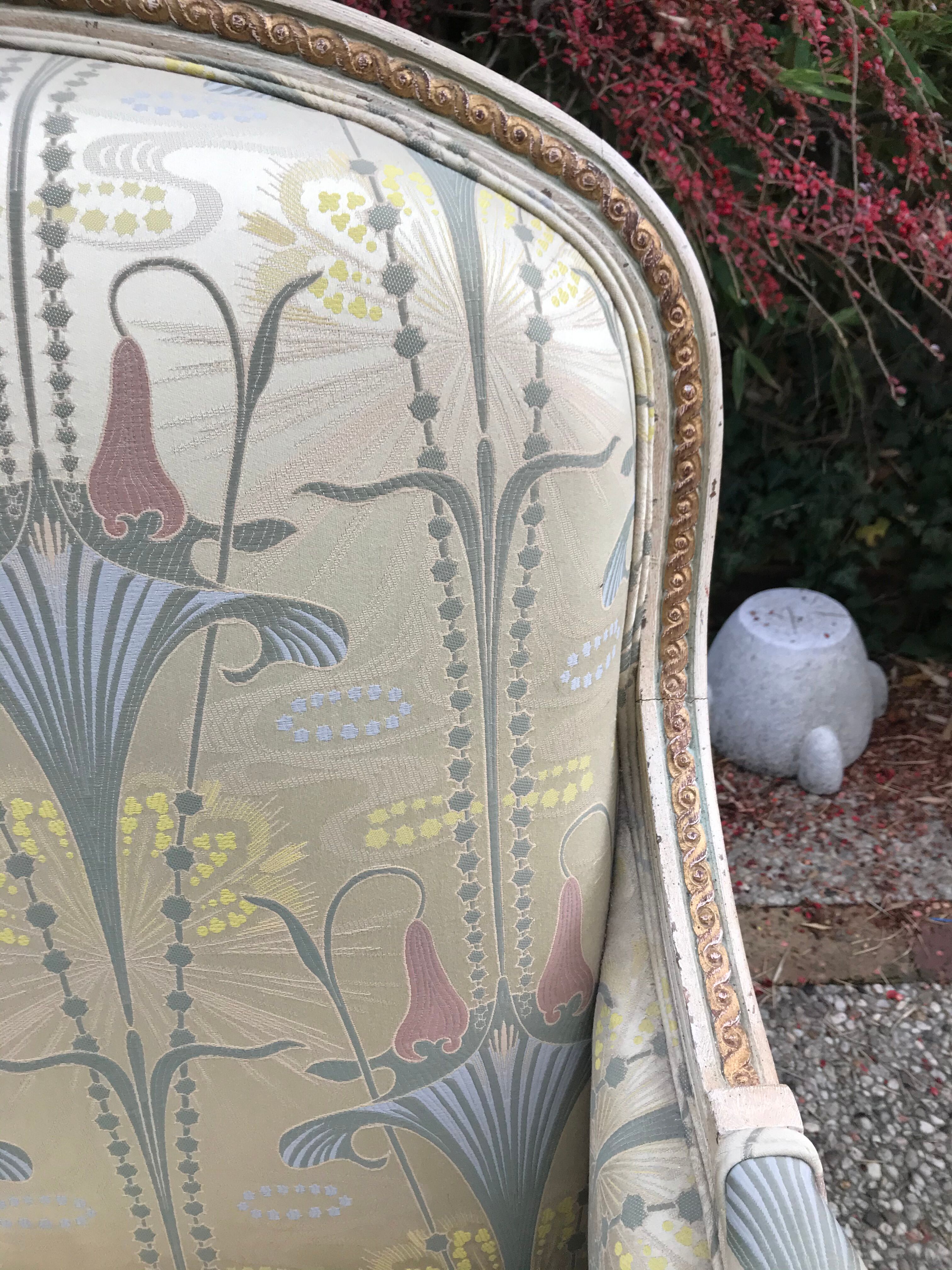 Louis XVI-style two-seater sofa