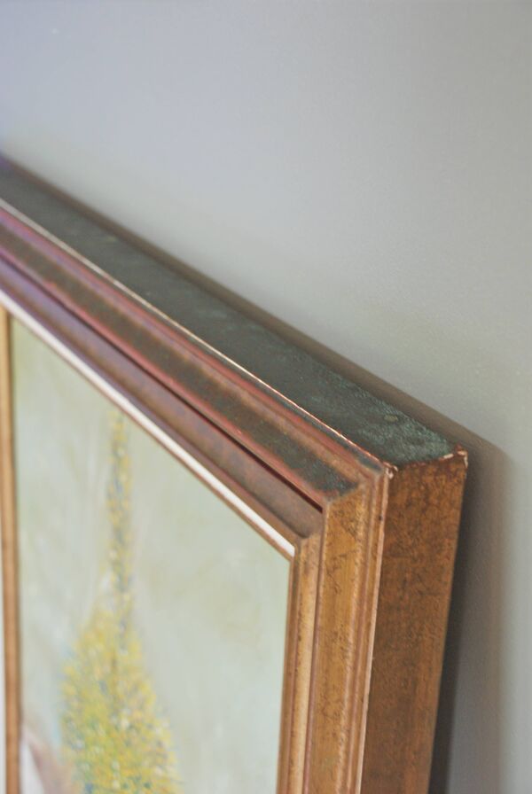 Peinture sur toile et son cadre