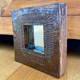 Ceramic mirror Barbara Delfosse La Borne