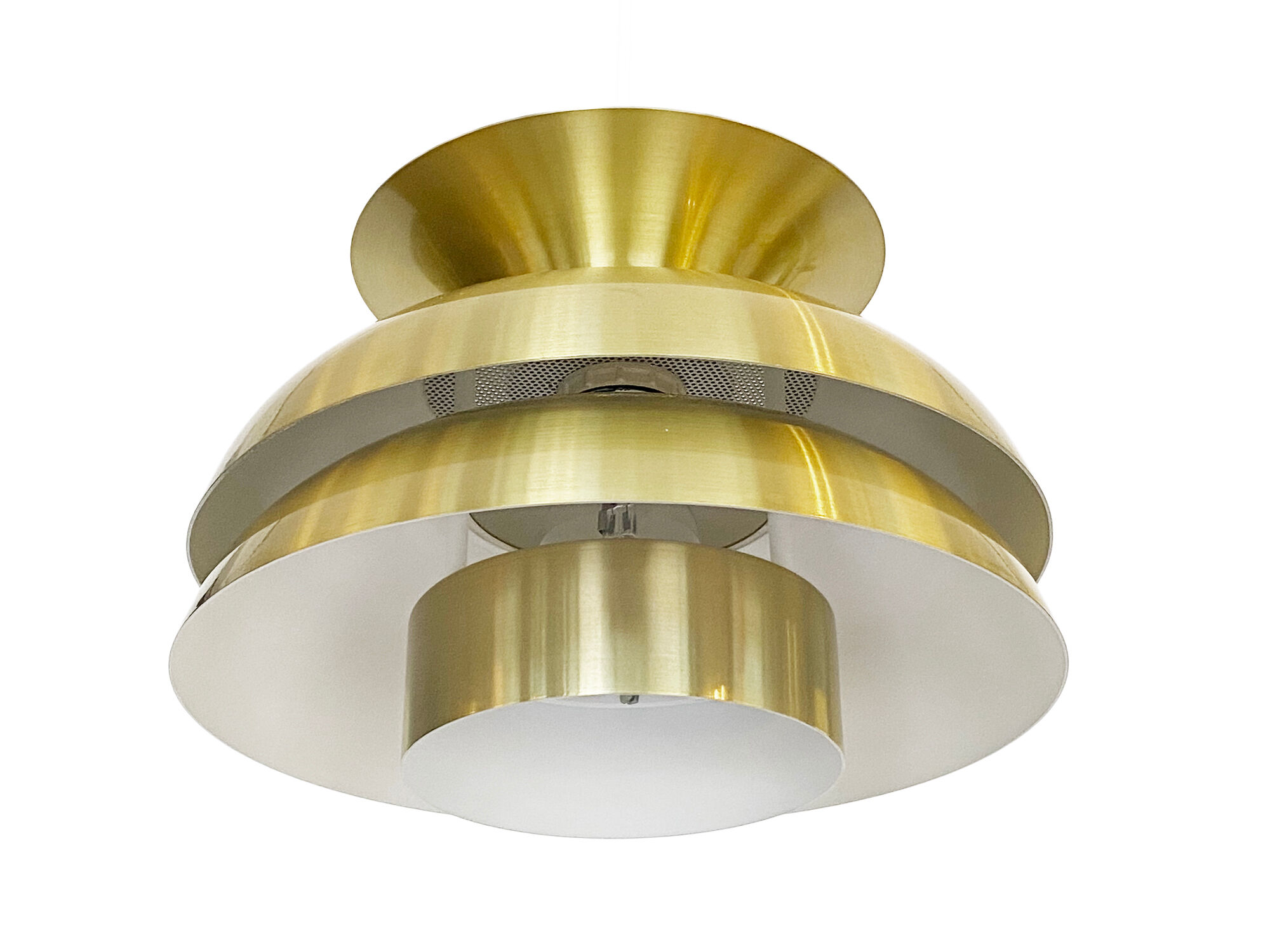 Layered pendant light by Vitrika, Denmark 1970s