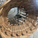Wicker rattan bust mannequin