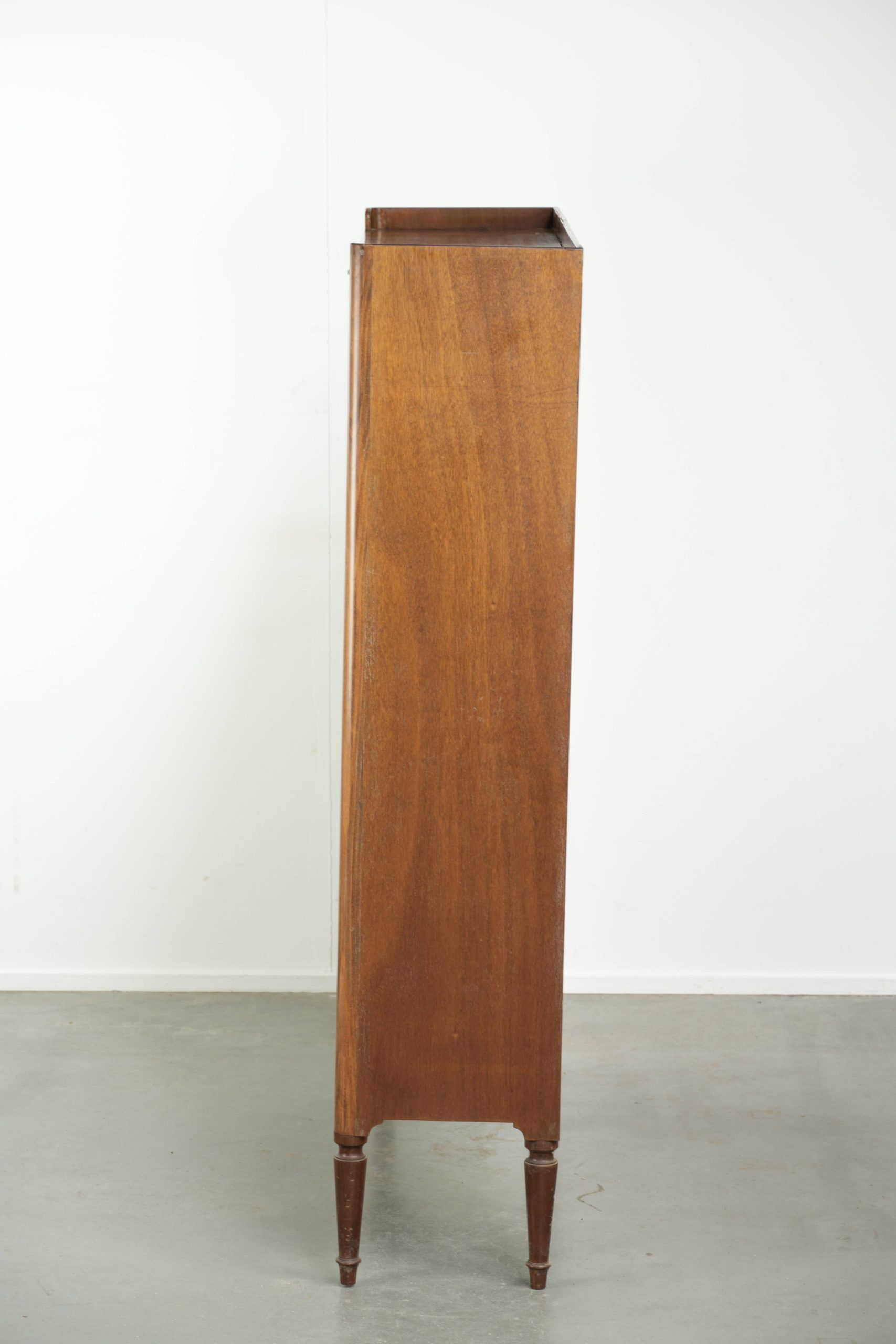 Subtle antique English bookcase/shelving unit from the late 19th century