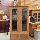 Vitrine en chêne début XXème