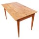 Rustic pine table / desk / spindle legs