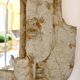 A wooden and plaster mirror, Italy 1960s.