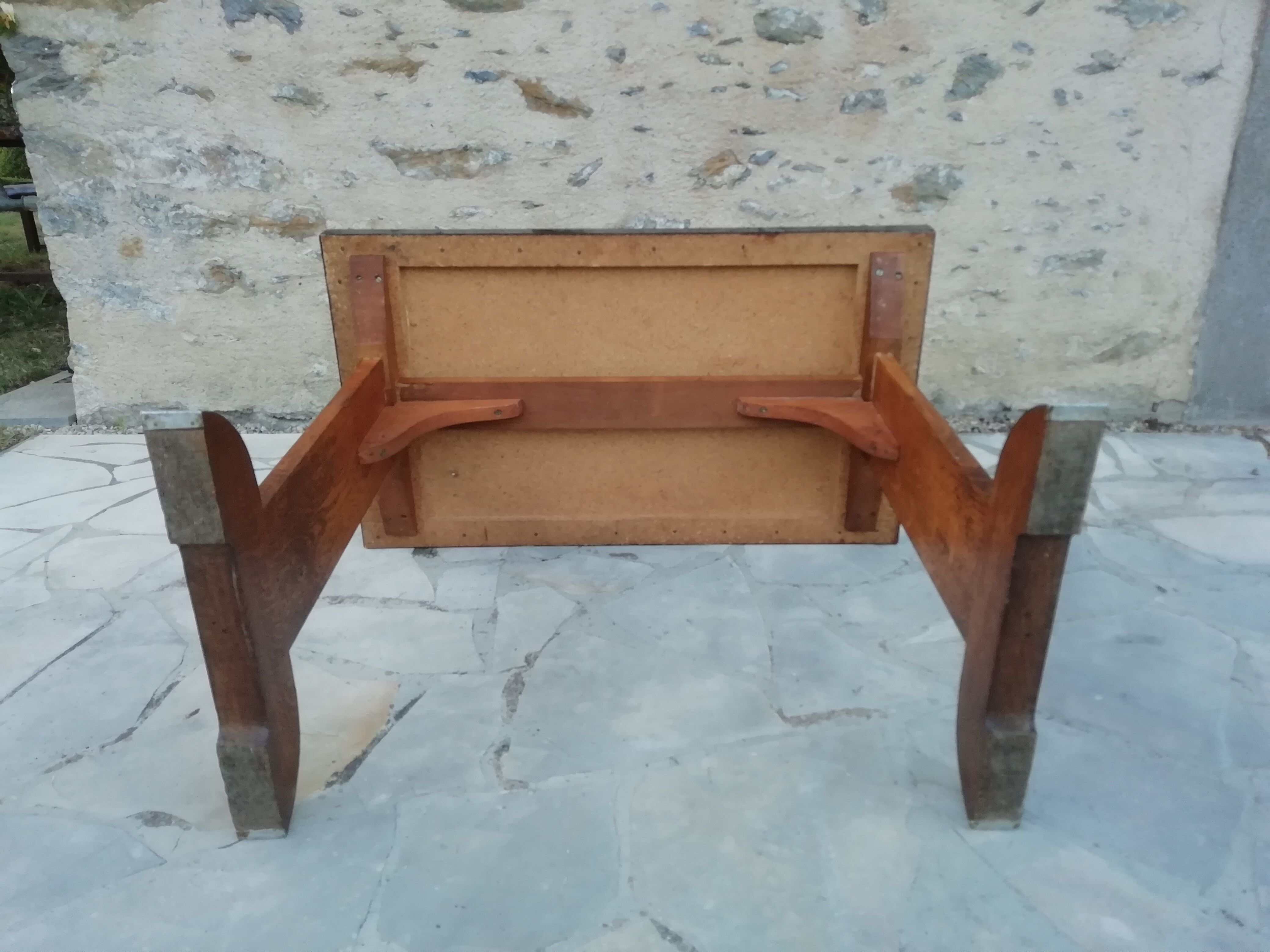 lot of 3 vintage bistro tables