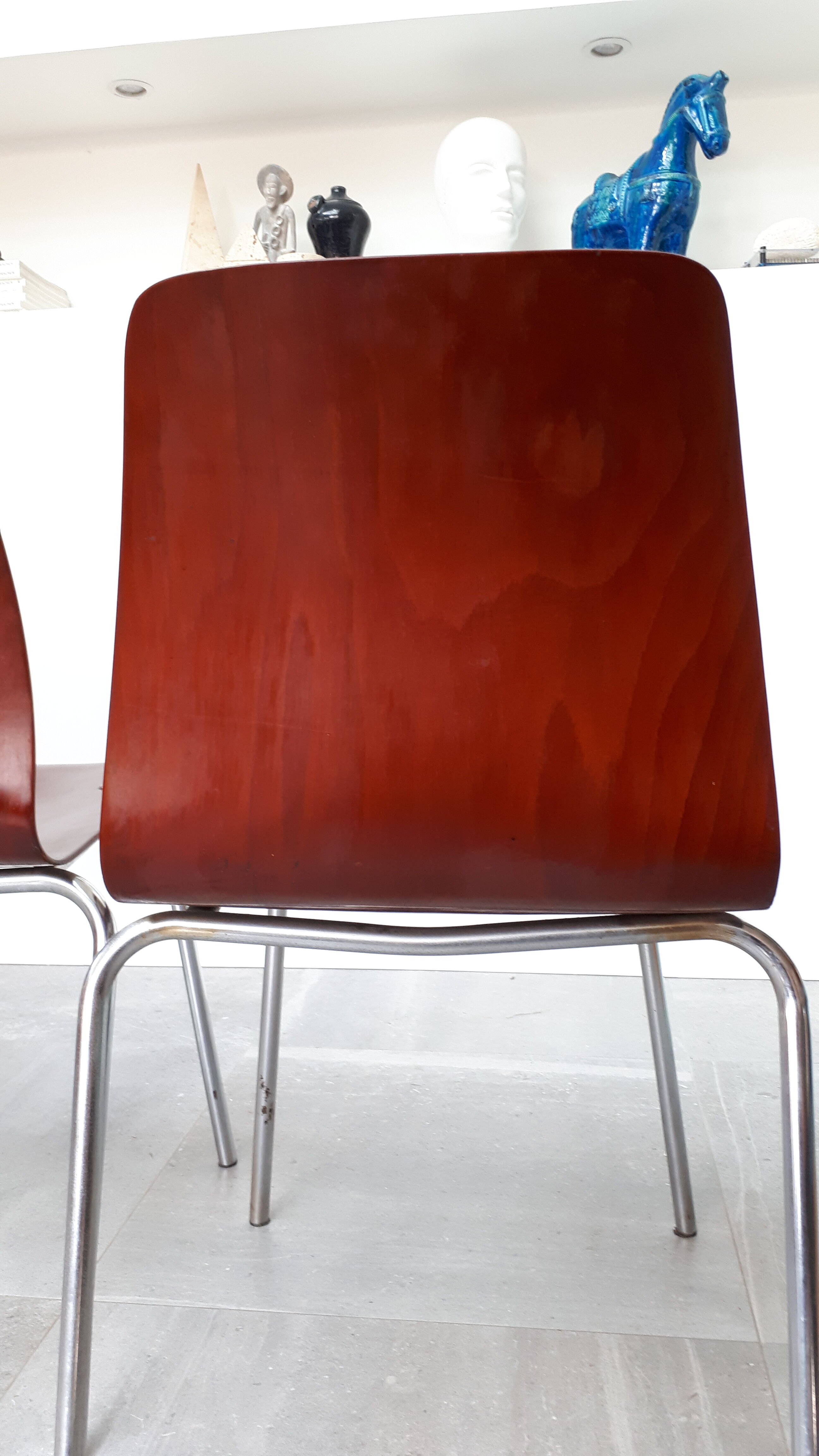 Set of 4 chairs Pagholz 60s