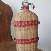 Ancient bottle of pilgrimage Lourdes