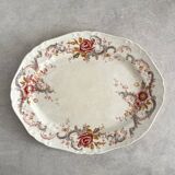 Plat en terre de fer polychrome « Wentworth » Bishop & Stonier