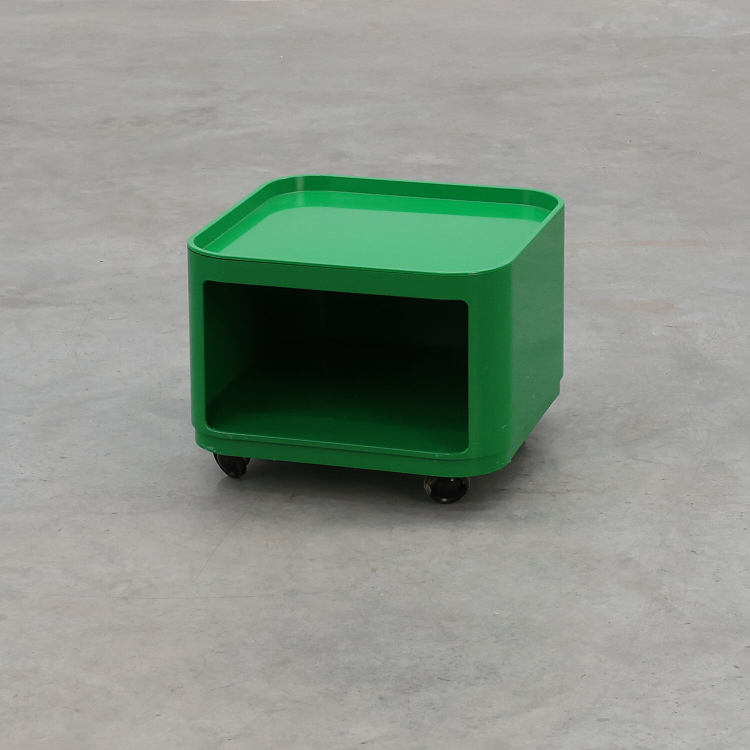 Unité de rangement verte Kartell Modèle 4970 par Anna Castelli Ferrieri, Italie 1970