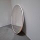 1970s Czechoslovakian Round Wall Mirror with Beige Frame