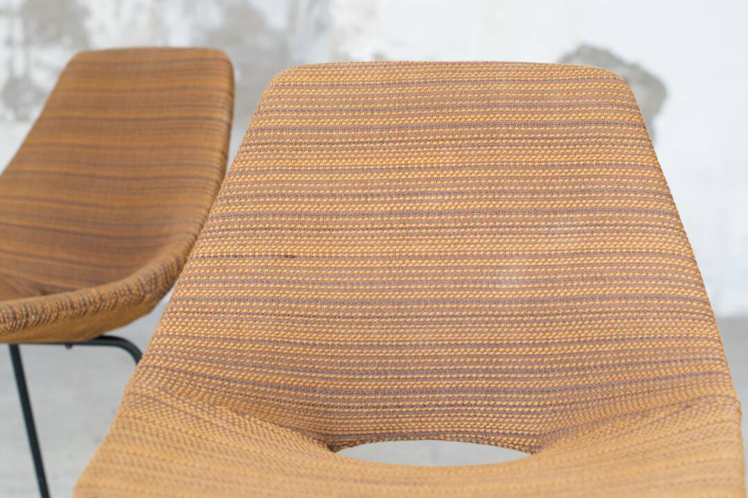 Paire de chaises "tonneau" 1965 Pierre Guariche