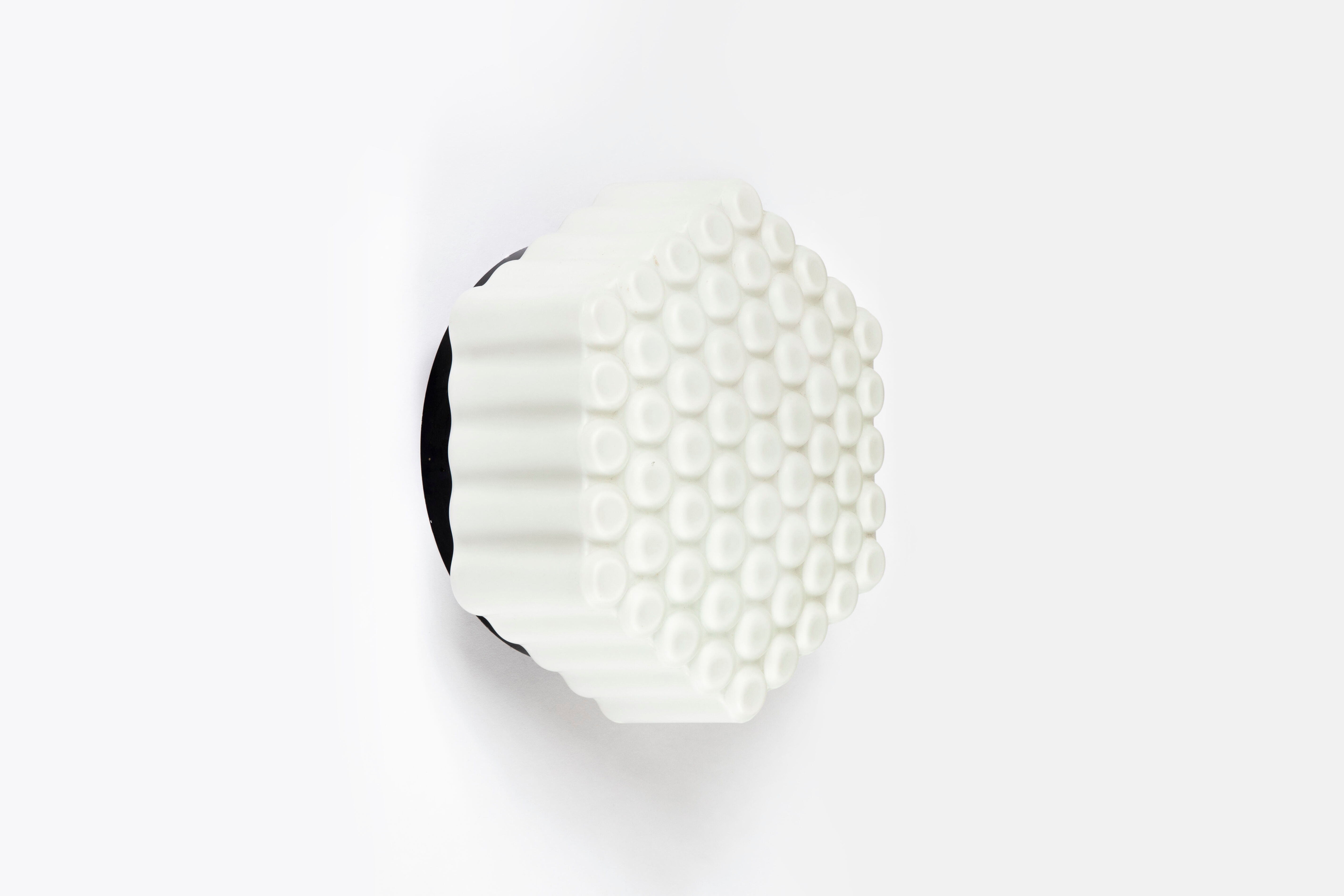 Hexagon shaped flush mount by Valasske Mezirici, Czechoslovakia, 1960s