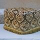 Pouf vintage a franges