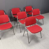 Vintage DSC 106 Side Chairs by Giancarlo Piretti for Castelli, set of 7