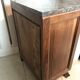 Art Deco wood and marble bedside