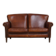 Classic 2 seater sheepskin sofa with beautiful colours and good seating comfort