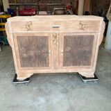 Raw wood sideboard