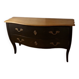 Commode style classique, plateau chêne (vintage)