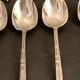 12 mocha spoons or coffee in Ercuis silver metal in their original box