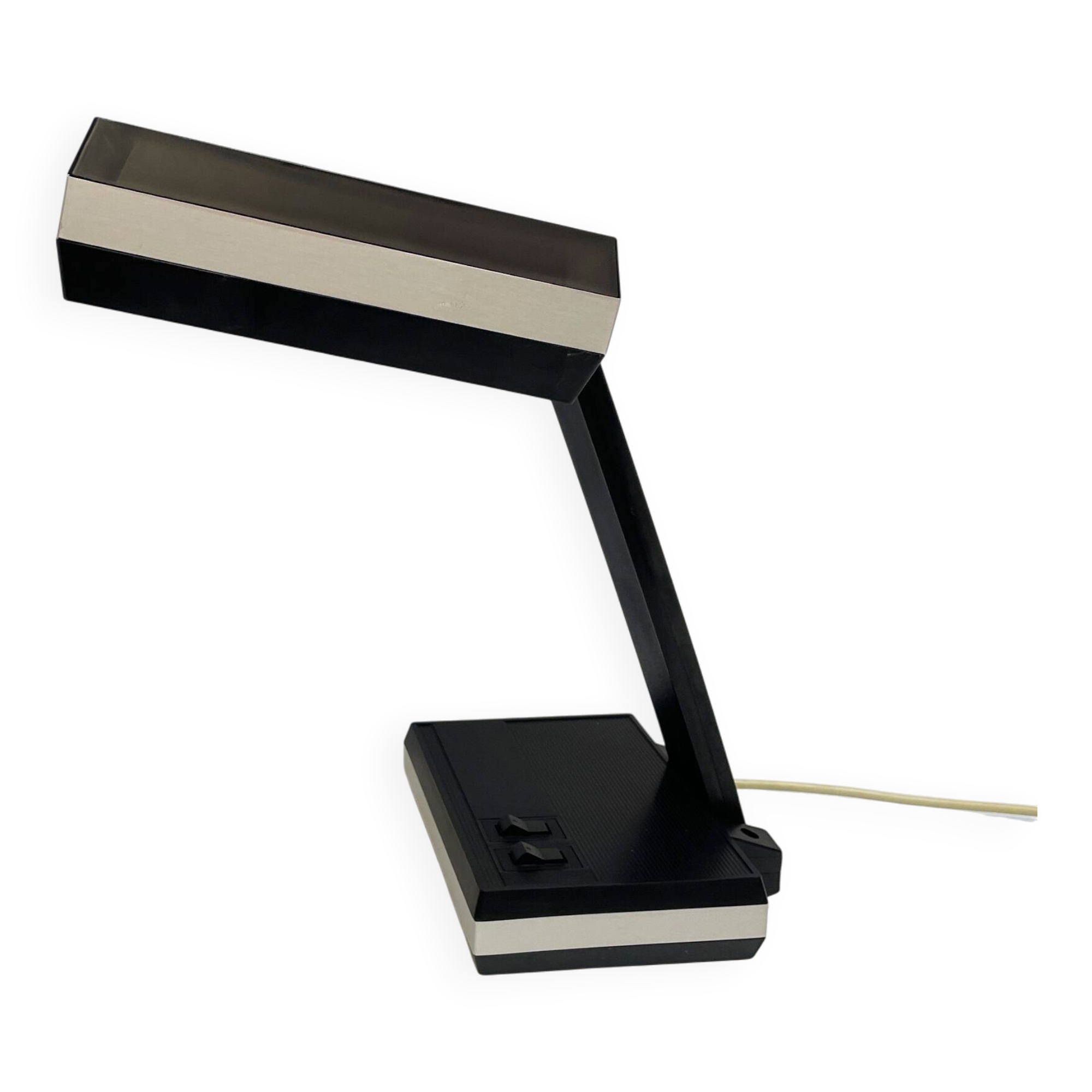 Black Polam desk lamp, 1970s.