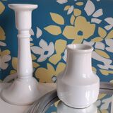 White porcelain vase