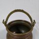 Old copper cauldron