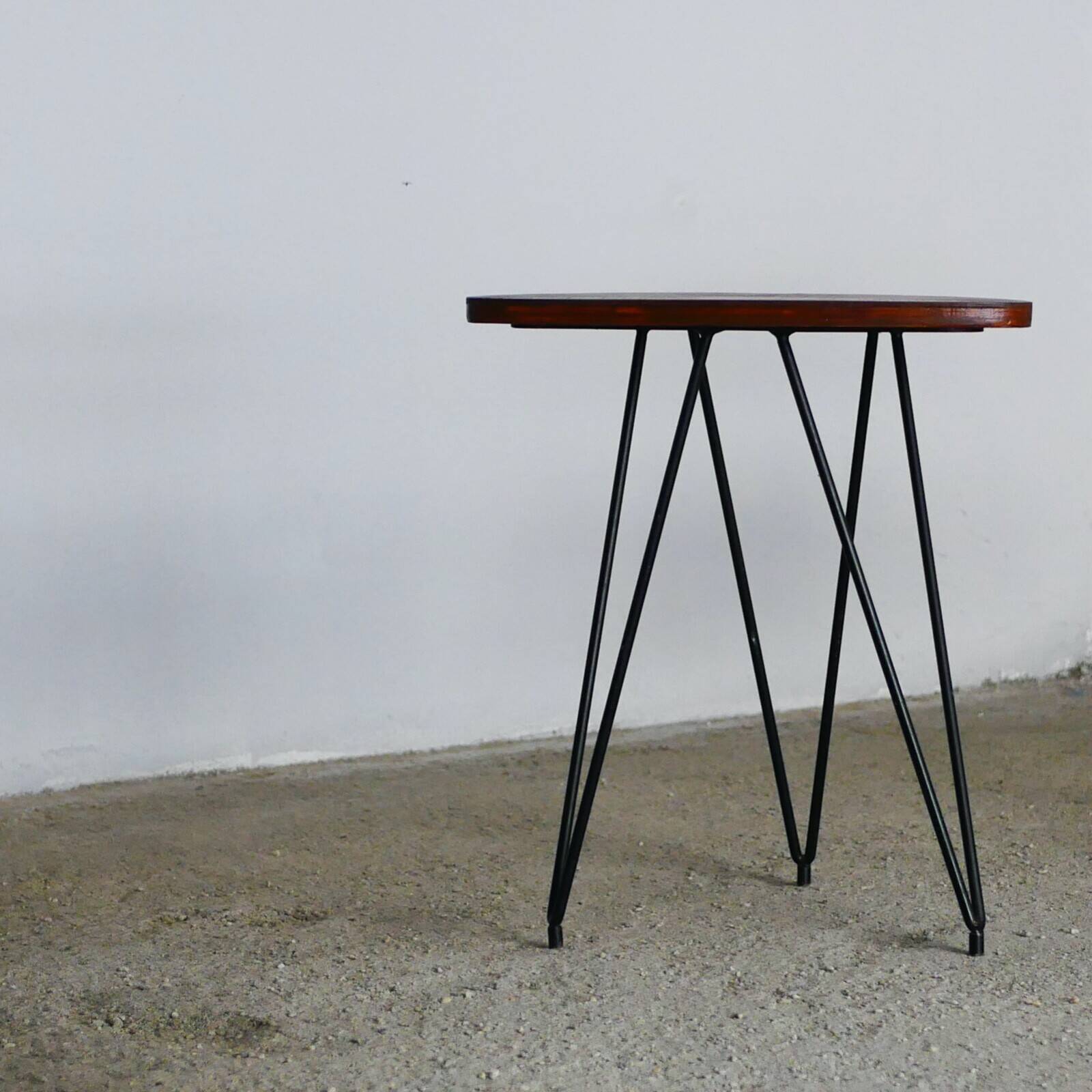 Paire de tables d'appoint années 50 - Design italien - Décoration vintage - Isa - Campo - Medea