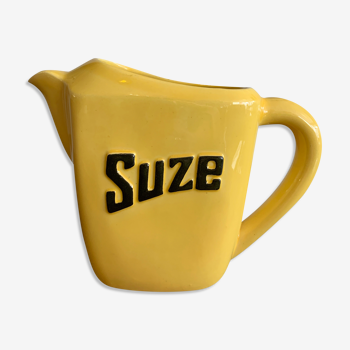 Suze advertising ceramic pitcher