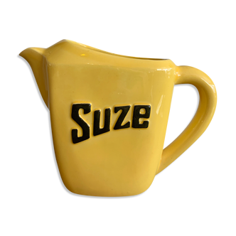 Suze advertising ceramic pitcher