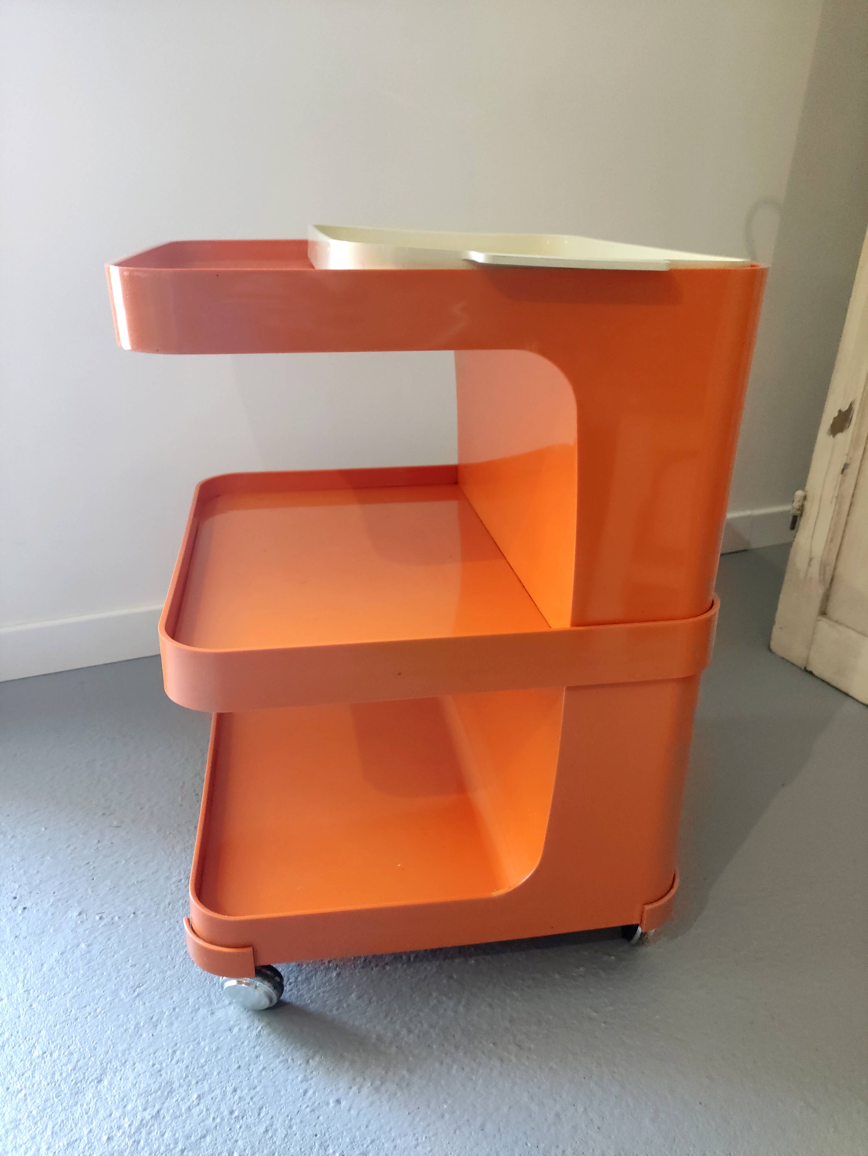 Vintage seventies serving trolley